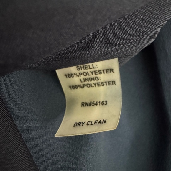 Ellen Tracy Multi Floral Red Yellow Orange Navy Sleeveless Maxi Dress Size 6 - Picture 9 of 10